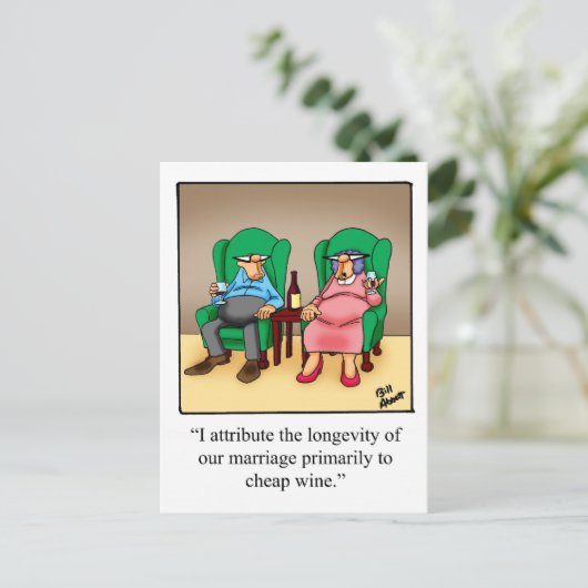 ワイおもしろいン漫画ギフト！ ポストカード (スタンド正面)