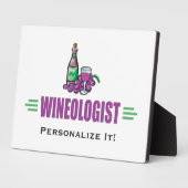 ワイおもしろいン飲料ワイナリー試飲の看板 フォトプラーク (側面)