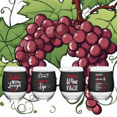 ワイおもしろいン・ワードアート ステムなしワイングラス