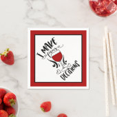 ワイおもしろいン – 私は注力する決定をする スタンダードカクテルナプキン (インサイチュ)