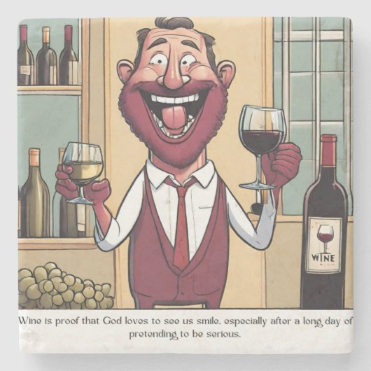 ワイお洒落ン装具 ストーンコースター (正面)