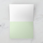 ワイかわいらしムシーな花の水色 カード (内部)