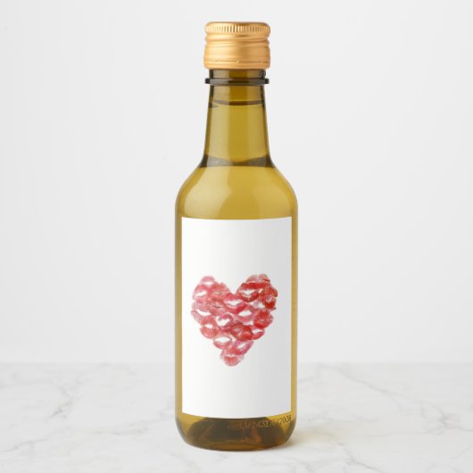 ワイきらめくンボトルラベル愛 ワインラベル (正面)