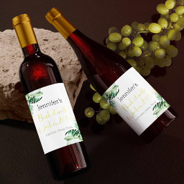 ワイきらめくンラベル |熱帯バチェロレッテ スパークリングワインラベル