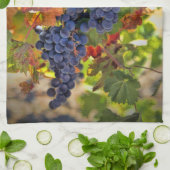 ワイすごいンかわいらしヴィンヤードをテーマにしたキッチンタオル キッチンタオル (折り畳み)