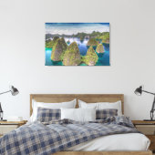 ワイアグ島の風景、インドネシア キャンバスプリント (インサイチュ (寝室))