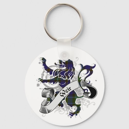 ワイアタータンチェックライオン キーホルダー (正面)