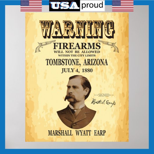 ワイアットアースカッコいいファブトンムストーン ポスター