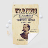 ワイアットアープマーシャル👮♂️ガンファイターローマン ゴルフタオル (インサイチュ)