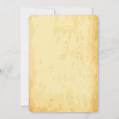 ワイアットアープマーシャル 招待状 (裏面)