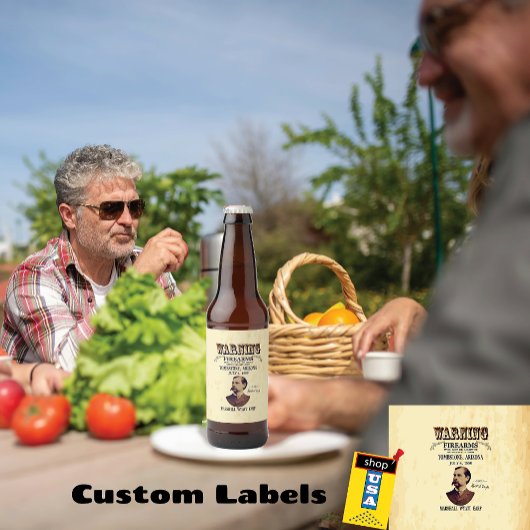 ワイアットアープ⚖️ローマンマーシャルオールドトンムストーン ビールラベル