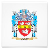 ワイアットコートオブアームズ – 家紋 フォトプリント (正面)