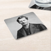 ワイアット・アープ:ローマン、ガンファイター、サロン・キーパー スクエアペーパーコースター (アングル)