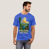 ワイアラシング州立公園の景観の断崖 ドリフトレス地域 Tシャツ (正面フル)