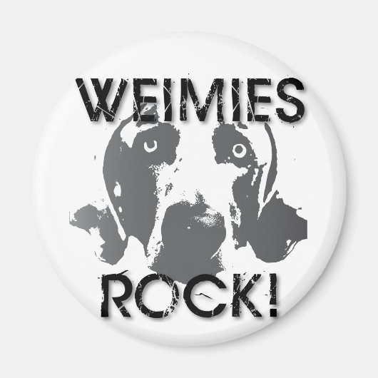 ワイアラーナーネーション： Weimies ROCK! マグネット (正面)
