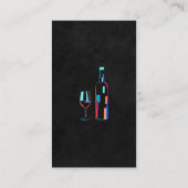 ワイアートンボトルとグラス 名刺 (裏面)