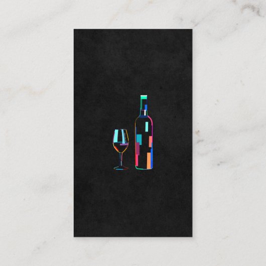 ワイアートンボトルとグラス 名刺 (裏面)