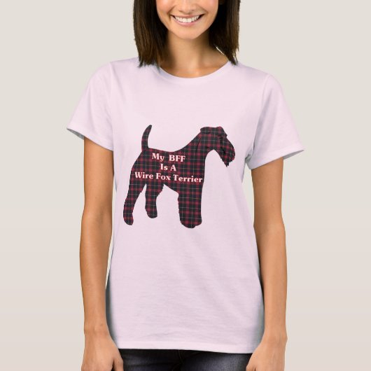 ワイアーフォックステリア BFF ギフト Tシャツ (正面)