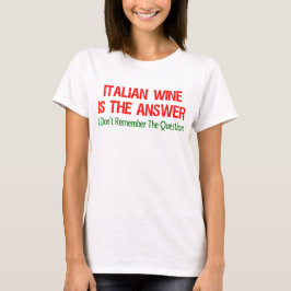ワイイタリアンンの回答 Tシャツ