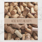 ワイイタリアンンコルクスデジタルカスタム ワインラベル (シングルラベル)