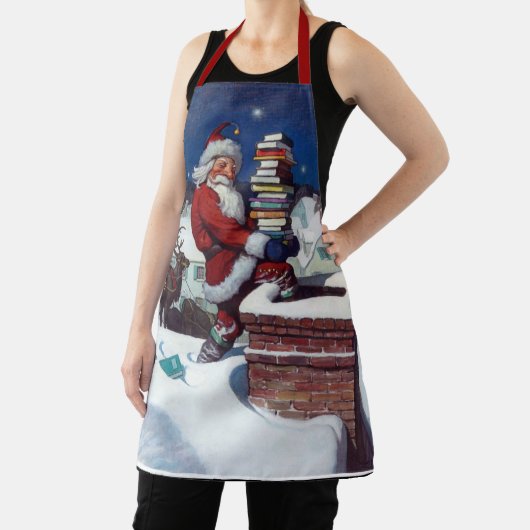 ワイエスによる書籍のアームロードを提供するサンタ エプロン (インサイチュ)