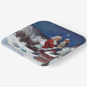 ワイエスによる書籍のアームロードを提供するサンタ ペーパープレート (傾斜あり)