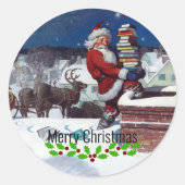 ワイエスによる書籍のアームロードを提供するサンタ ラウンドシール (正面)