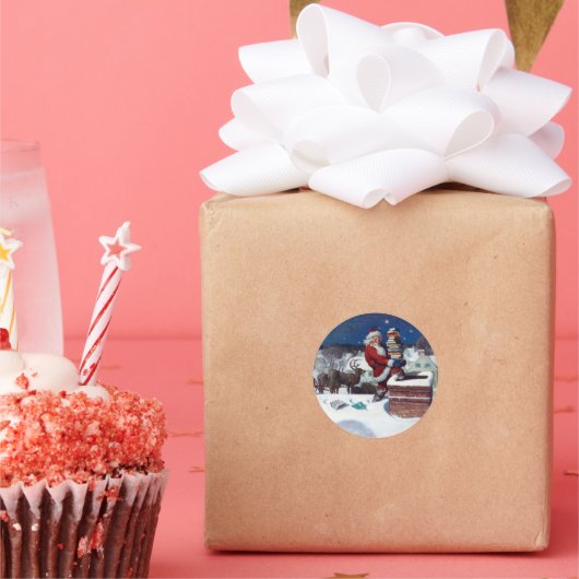 ワイエスによる書籍のアームロードを提供するサンタ ラウンドシール (パーティー)