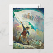 ワイエス独立の先駆け、イーサン・アレン ポストカード (正面/裏面)