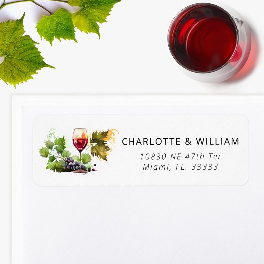 ワイエレガントンをテーマにした水結婚色の戻り値 ラベル