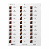 **ワイエレガントンを注**住所 シール (フルシート)