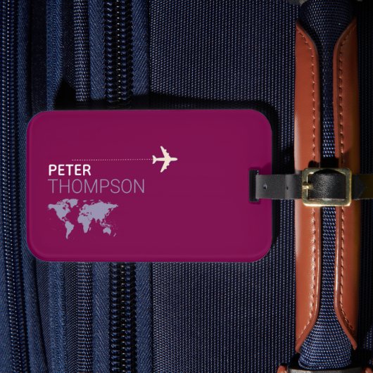 ワイエレガントンカラー ラゲッジタグ (正面インサイチュ4)