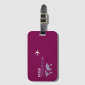 ワイエレガントンカラー ラゲッジタグ (正面縦)