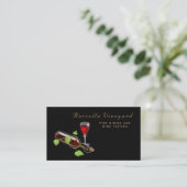 ワイエレガントンガラスワイナリー名刺 名刺 (スタンド正面)