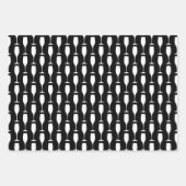 ワイエレガントングラスカスタムシルエット色 ラッピングペーパーシート (正面)