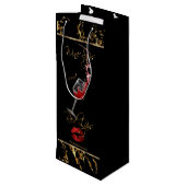 ワイエレガントンシップと赤い唇 – ありがとう ワインギフトバッグ (裏面アングル)