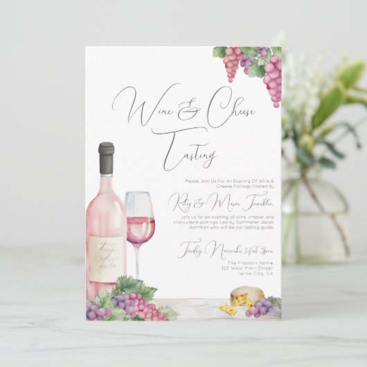 ワイエレガントンスタイリッシュテイスティングパーティー 招待状 (スタンド正面)