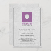 ワイエレガントンテイスティングブライダルシャワー招待状 招待状 (正面/裏面)