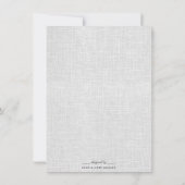 ワイエレガントンテイスティングブライダルシャワー招待状 招待状 (裏面)