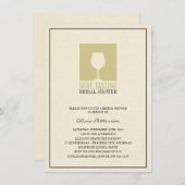 ワイエレガントンテイスティングブライダルシャワー招待状 招待状 (正面/裏面)