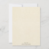 ワイエレガントンテイスティングブライダルシャワー招待状 招待状 (裏面)