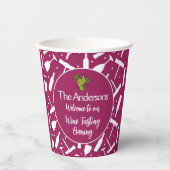 ワイエレガントンテイスティング夕べパーティー 紙コップ (正面)