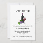 ワイエレガントンパーソナライズされたテイスティング週末 招待状 (正面)