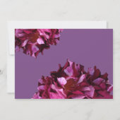 ワイエレガントンレッドフォトウェディングRSVP 招待状 (裏面)