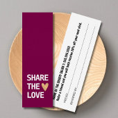 ワイエレガントンレッド白金ゴールドハート紹介カード