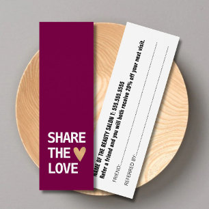 ワイエレガントンレッド白金ゴールドハート紹介カード