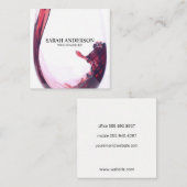 ワイエレガントン注ぎ スクエア名刺 (正面/裏面)