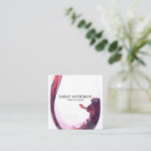 ワイエレガントン注ぎ スクエア名刺 (スタンド正面)