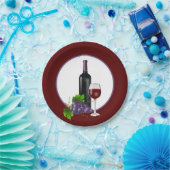 ワイエレガントン試飲パーティー ペーパープレート (パーティー)