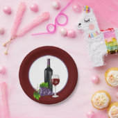 ワイエレガントン試飲パーティー ペーパープレート (パーティー)